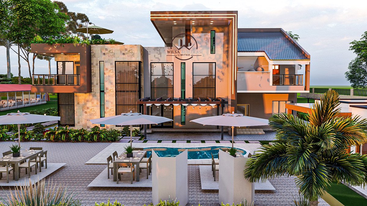 WilsaBuilders's tweet photo. “Architecture is just art that we live in”. 

A gorgeous timeless 5 bedroom Villa to be executed in Kebarisia, Migori county.  Approx Gross Area = 5,500sqft.  

Make us your company of choice https://t.co/9UcUmmeDr0 +254794574661  Email : wilsabuilders@gmail.com.  #Designandbuild https://t.co/204ekxfIpY