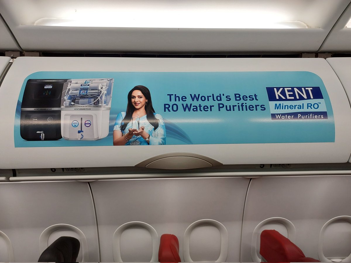 Atin_OOH's tweet image. Sab Say Swach Pani!!

Bring Home World&apos;s Best RO Water Purifiers!!

The latest in-flight campaign overtaking &amp;amp; reaching miles onboard AirAsia India Overhead Bins.

#KENTROSystems
#WaterPurifier 

#AtinOOH #KentRO #AirIndiaX