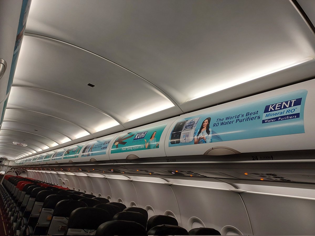 Atin_OOH's tweet image. Sab Say Swach Pani!!

Bring Home World&apos;s Best RO Water Purifiers!!

The latest in-flight campaign overtaking &amp;amp; reaching miles onboard AirAsia India Overhead Bins.

#KENTROSystems
#WaterPurifier 

#AtinOOH #KentRO #AirIndiaX