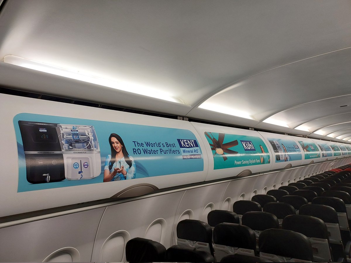Atin_OOH's tweet image. Sab Say Swach Pani!!

Bring Home World&apos;s Best RO Water Purifiers!!

The latest in-flight campaign overtaking &amp;amp; reaching miles onboard AirAsia India Overhead Bins.

#KENTROSystems
#WaterPurifier 

#AtinOOH #KentRO #AirIndiaX
