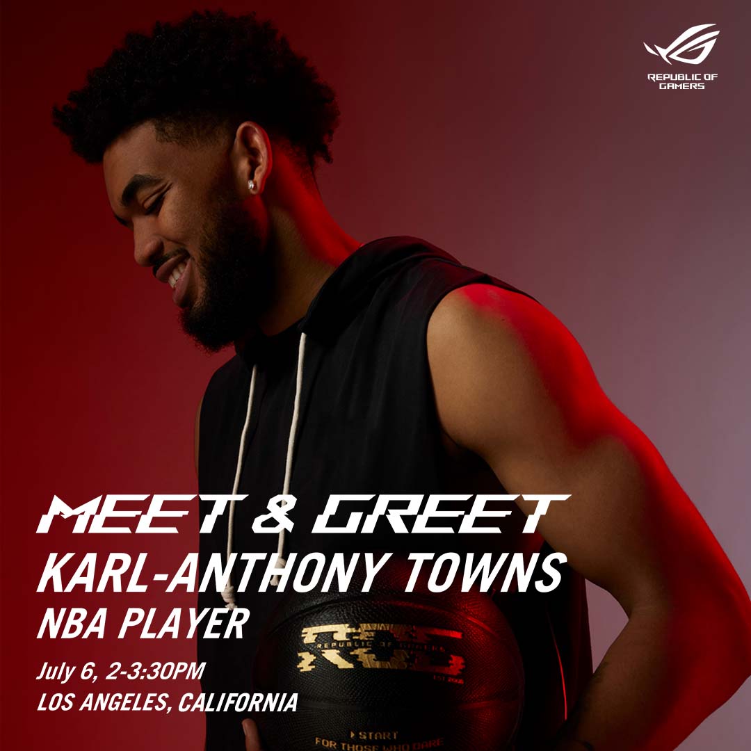 ROG Global on Twitter "LA! Our brand partner KarlTowns will be