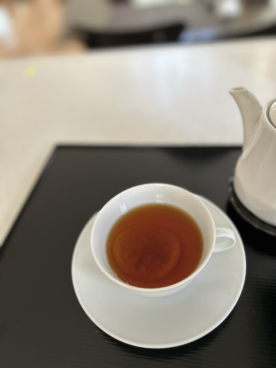 暑いけれどホットティー🫖ニルギリにキャンディスの蜂蜜漬けになっていたレモンを入れてます。ニルギリ＋レモンは相性抜群！これから茶葉の棚卸しをしようかな。積み茶が沢山あるけれど、欲しいお茶は無限にあります。

#紅茶