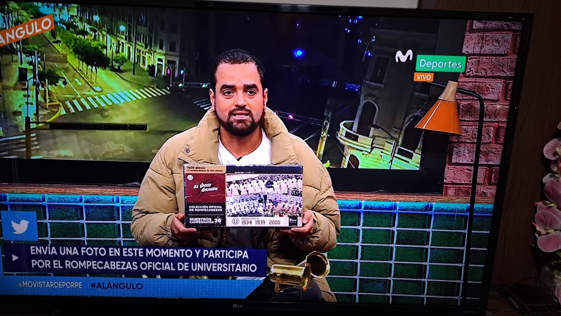 cesarnunja's tweet photo. Viendo #alangulo por Movistar Deportes. Muchos exitos. https://t.co/uakuRT8qkr