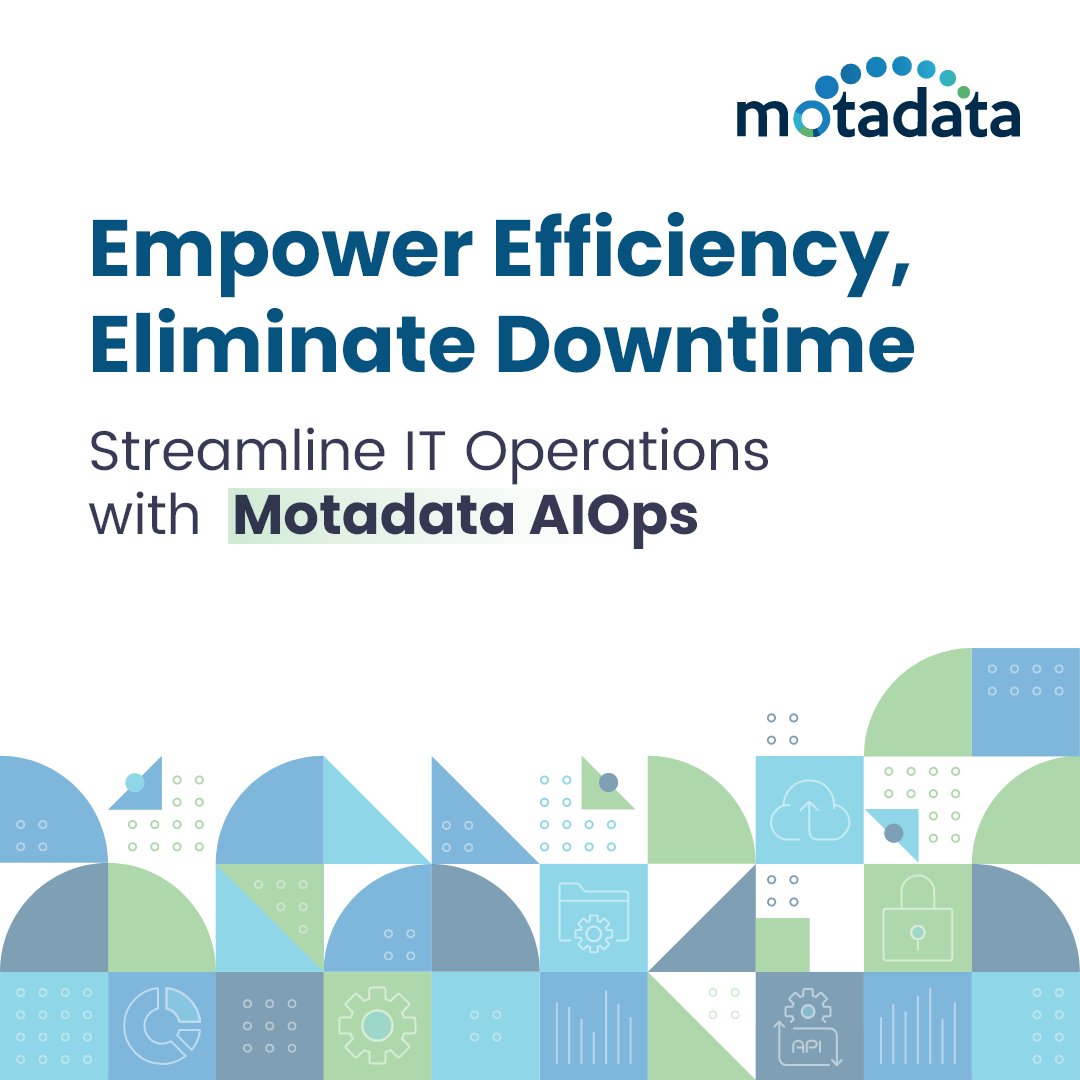 MotadataSystems's tweet image. Elevate your ITOps to new heights of productivity with Motadata AIOps. 💼

Experience the seamless potential of AI-driven operations for higher efficiency and minimal downtime. 🚀

Embrace the future of smart, streamlined operations - motadata.com/aiops-platform/

#AIOpsPlatform