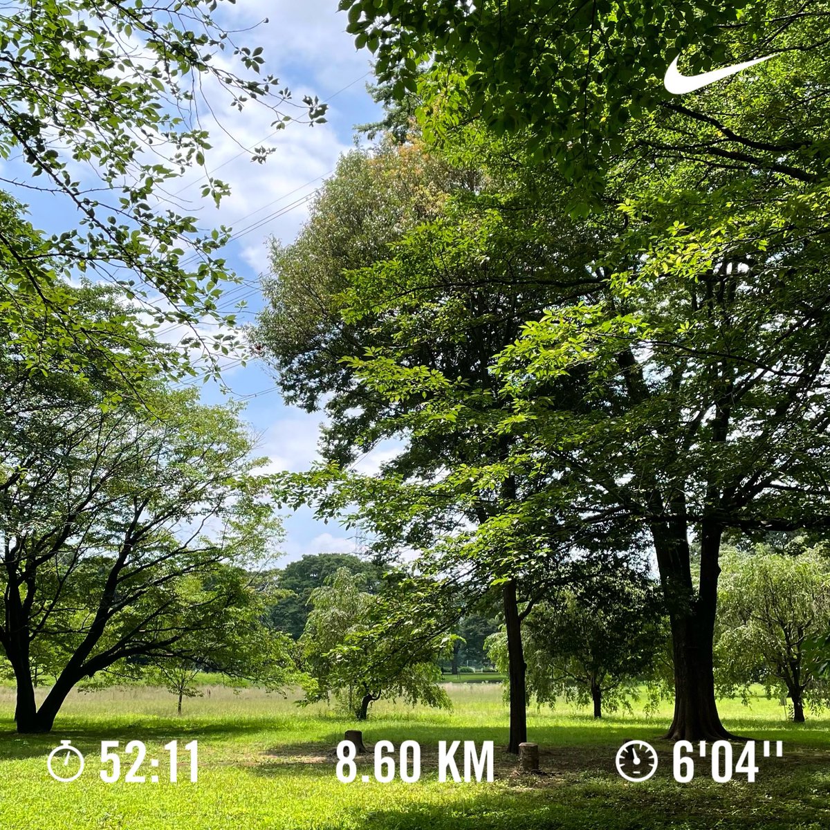 transista_jp's tweet photo. ゆっくりのんびりリハビリRUN。肺も狭く足も重いけど汗をかくのは気持ち良い。途中小金井公園でシャドーを試みるも、あまりにも怪しいので通報される前に撤収。そろそろ復帰しますかね、ジム。 #runslow https://t.co/9iNKY7Kdgx