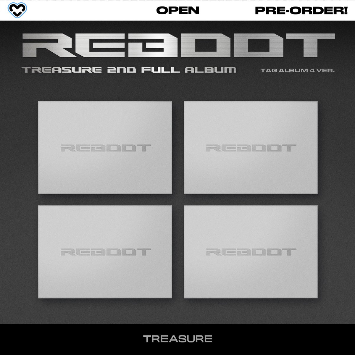 Yukkkkkk dah open PO 

TREASURE - 2ND FULL ALBUM [REBOOT] 
Order di web : midevio.id/product/treasu…

Shopee : shope.ee/5pe71Ug5mX