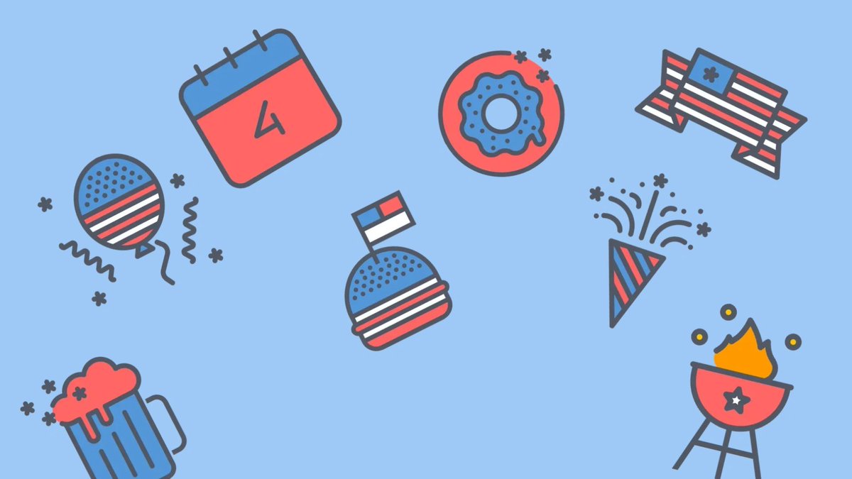 Jencaseyhughes's tweet photo. This day is a national celebration of American independence. Expect gatherings, parties, performances, and firework displays everywhere!  #FourthofJuly https://t.co/2a29OA2VbY