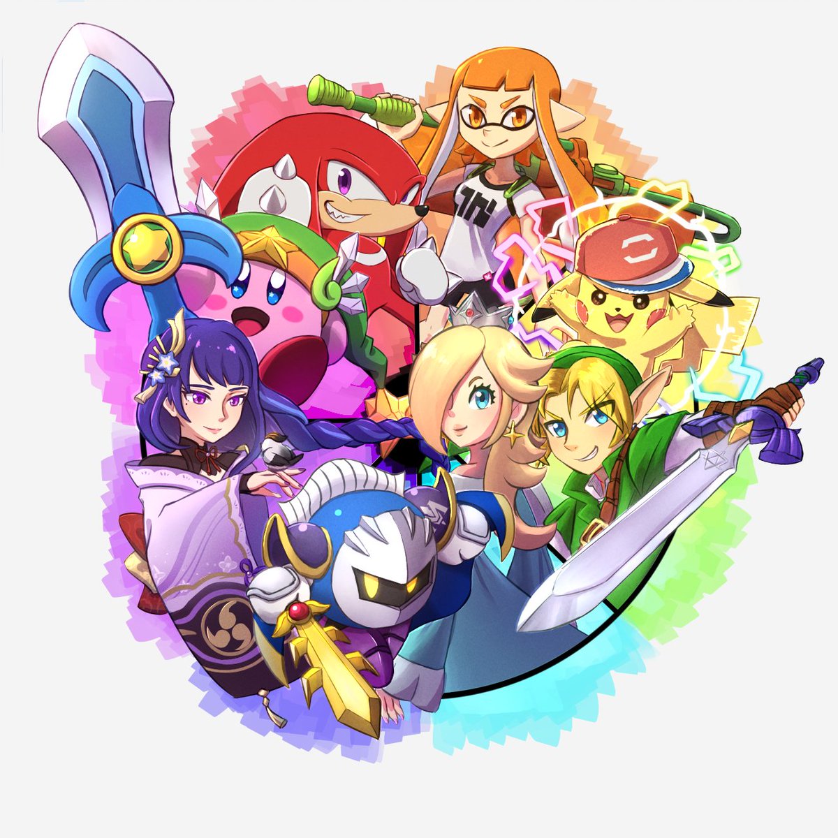 Le dernier personnage a rejoindre le groupe n'est autre que Kirby !! 🌟
Merci à tous d'avoir participé à ce petit jeu, c'était très amusant !