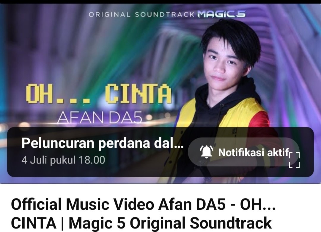 zae_SA_kuningan's tweet photo. Yang Belum Aktifn Lonceng nya Yuk Aktifn dari sekarang di youtube indosiar Bismillah semoga di beri kelancaran #ohcintabyafan https://t.co/tj8DjZJYfr