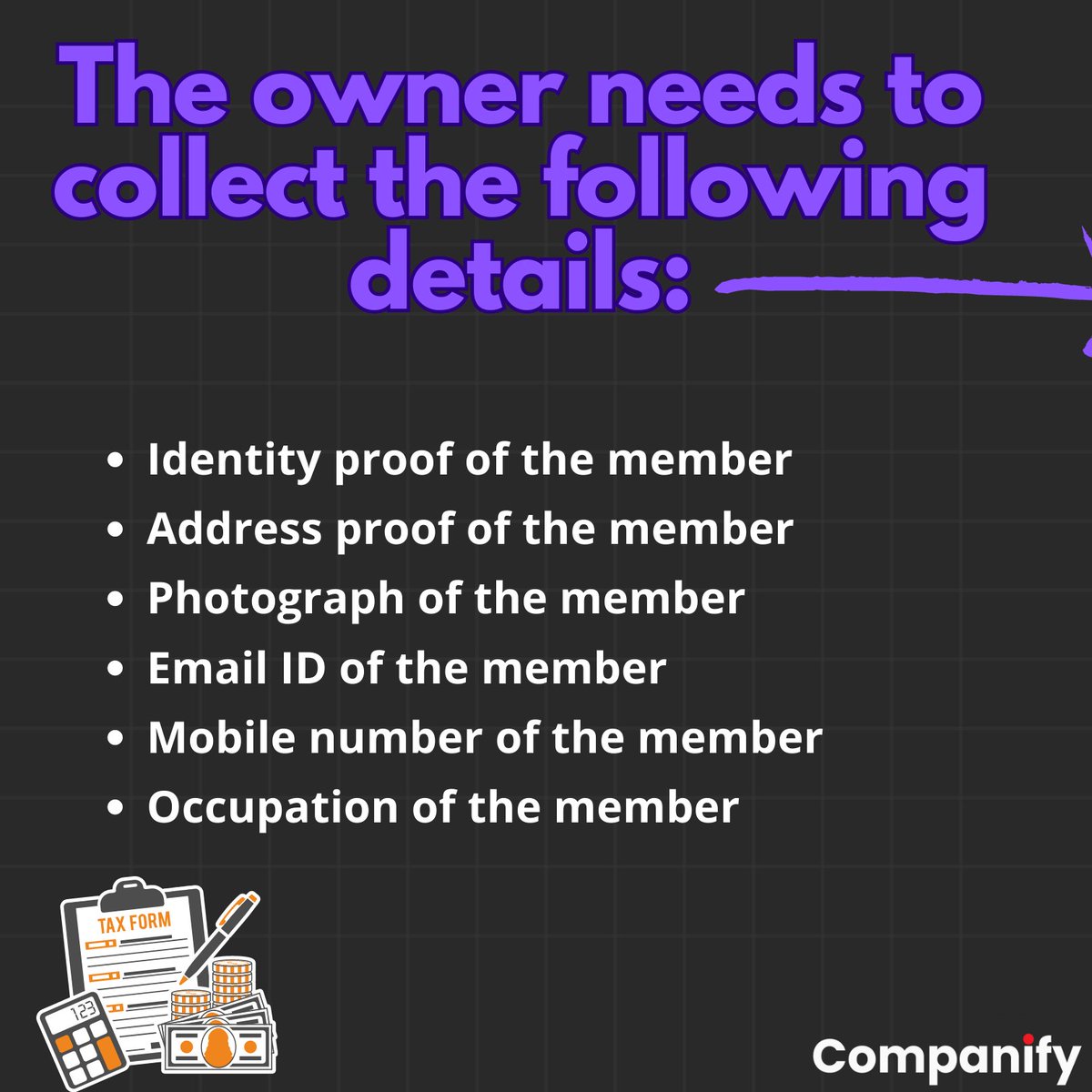 companify's tweet photo. o Make New Member In Nidhi Company, The Owner Needs To Collect These Data..

For More Details:-
Call us: +91 8595901373
Mail us: info@companify.in
Website: https://t.co/fKQfh4romW

#nidhi #nidhikhata #nidhicompany #finance 

 #SwamiVivekananda https://t.co/Xqctc2SpSy
