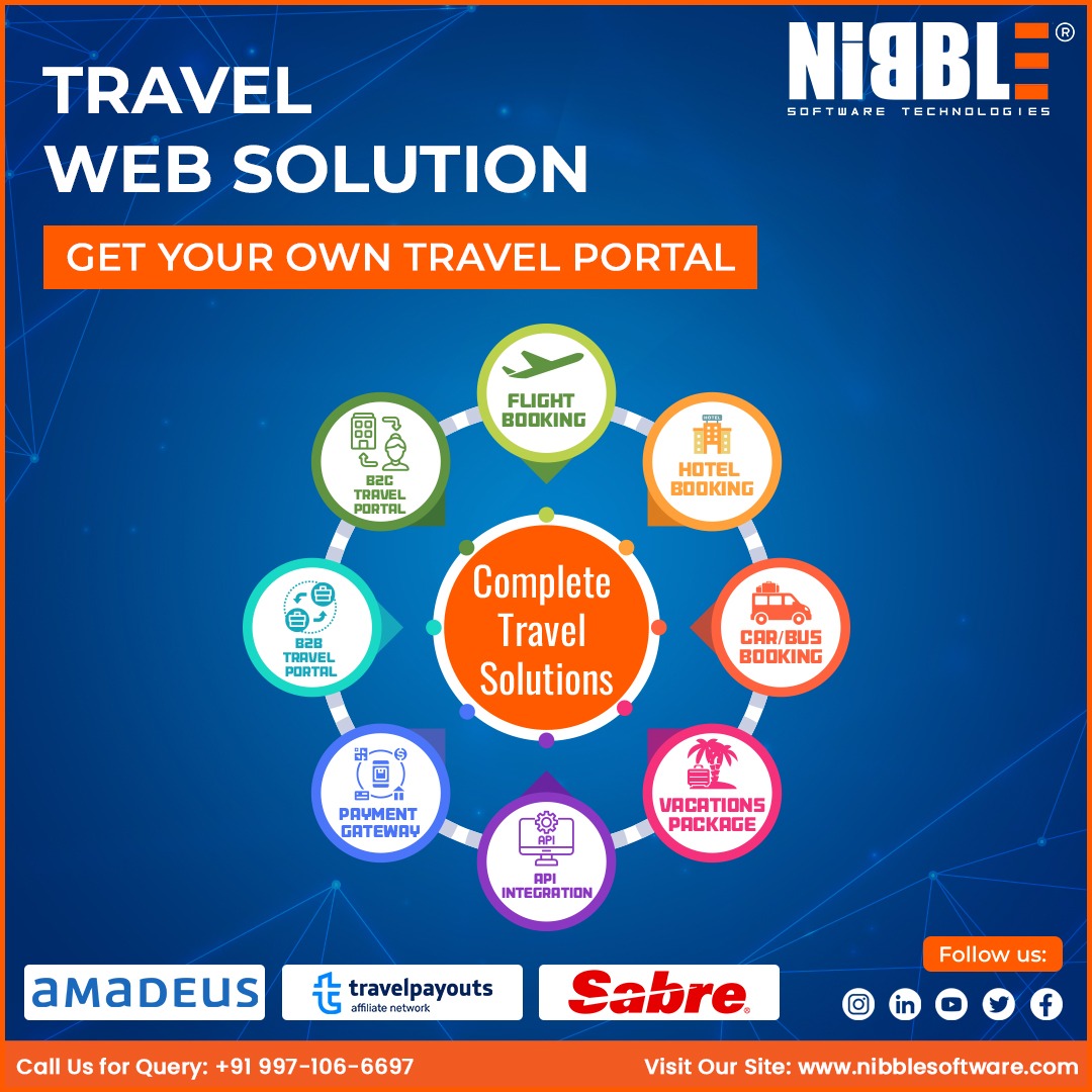 nibblesoftware's tweet image. Unleash your travel business potential with Nibble Software's web solution. Get your own travel portal and elevate your brand to new heights.
#Nibblesoftware #TravelPortal #WebSolution #AdventureAwaits #travel #travelapi #travelwebsite #ios #androiddeveloper #website #technology