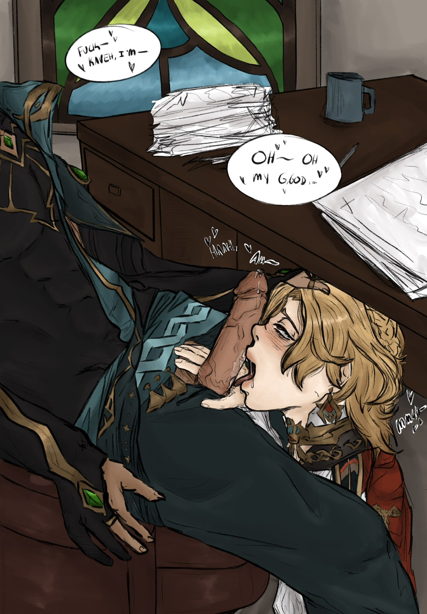 Their fingers intertwined