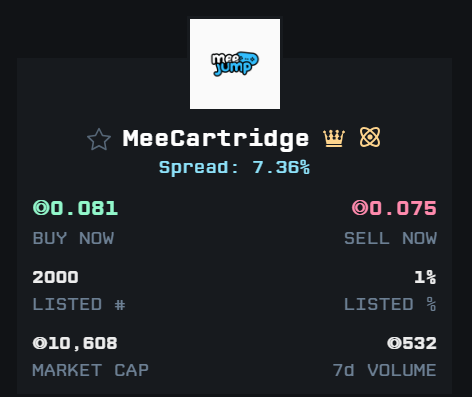 HM_DCA's tweet photo. How did MeeCartridges from @MeegosNFT become the #1 cNFT on Solana in less than 2 weeks? 🏆

Let's dive in 🧵⬇️ https://t.co/qhkftBDMqO