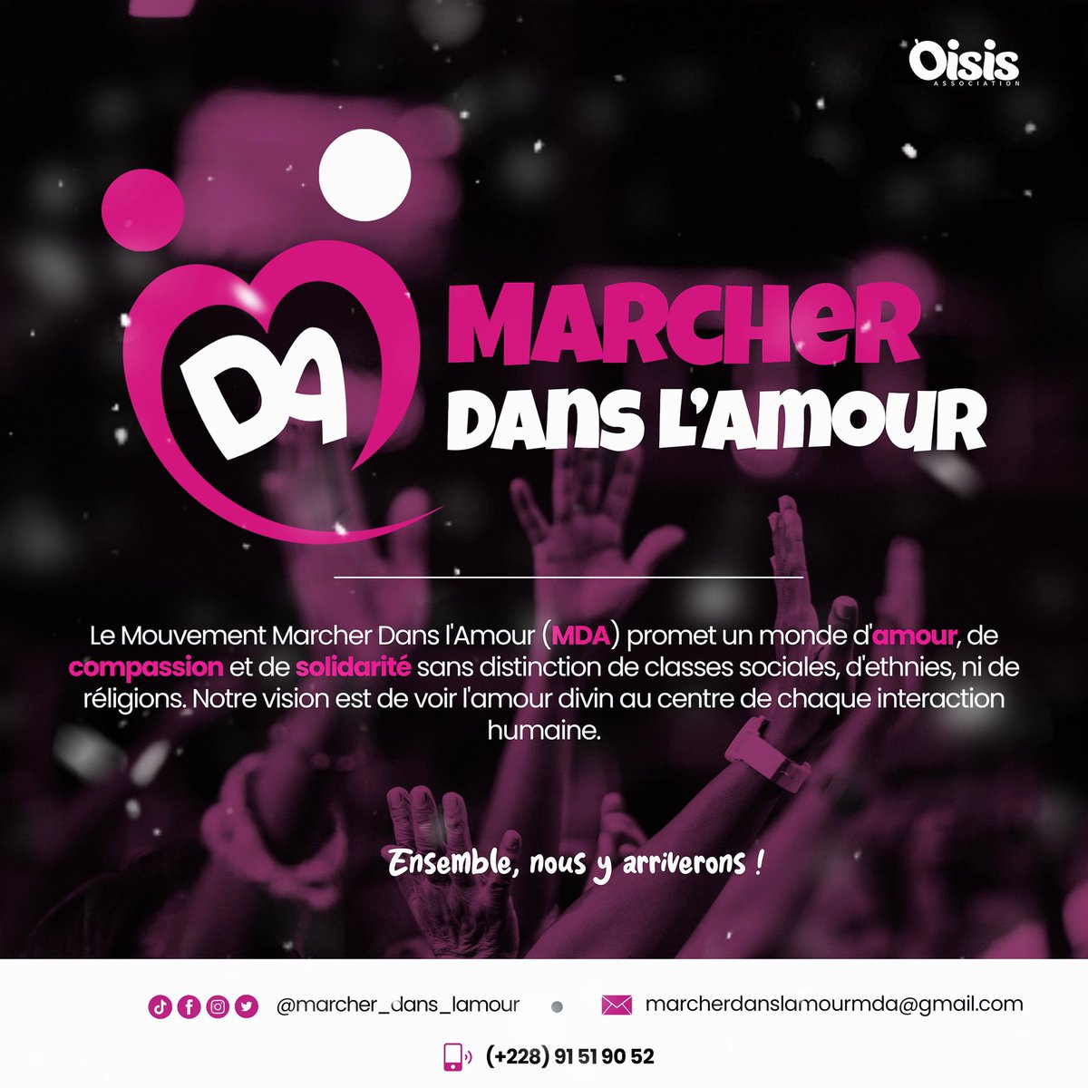 Mouvement_MDA's tweet photo. L’Amour au centre de toutes les interactions, telle est notre vision! 

Abonnez-vous pour en savoir plus!

#marcherdanslamour #mouvementmda #amour #partage #oisisassociation https://t.co/n6xyvQnRJ1