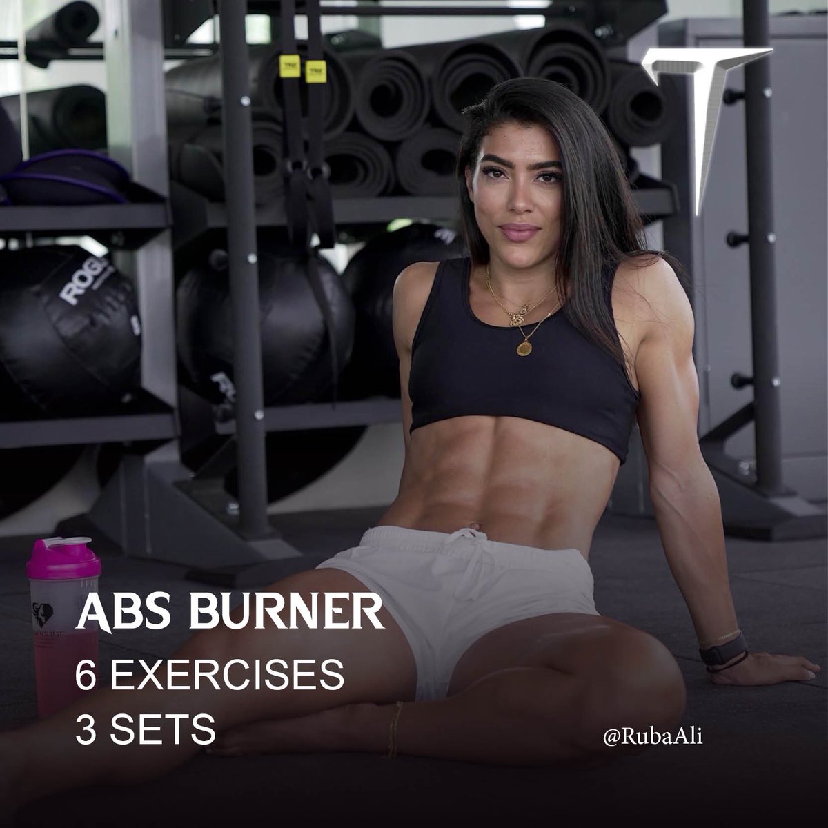 WeTalknYamz's tweet photo. Full Abs Workout You Can do at Home! - Dumbbell Only🔥 https://t.co/yrTNyaJcXk