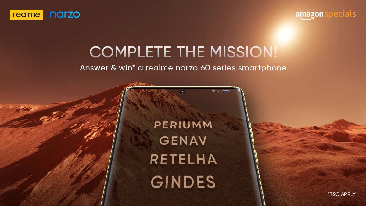 realme narzo India tweet media