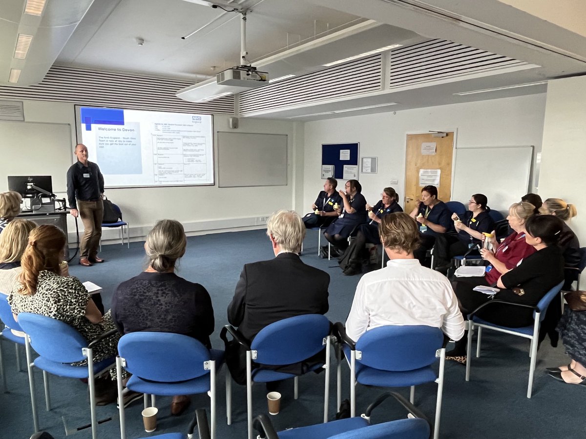 ⁦<a href="/RoyalDevonNHS/">Royal Devon NHS</a>⁩ for a NMC a NHSEi for student focuses visit. Thanks ⁦<a href="/UNISONSW/">UNISON South West</a>⁩ for the ice cream