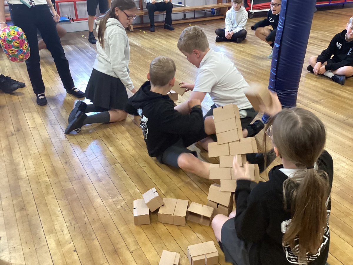 HorwichParishCE's tweet image. #HPY6 #BeyondY6 @PlacesProject Transition work with the children changing places team from Manchester diocese