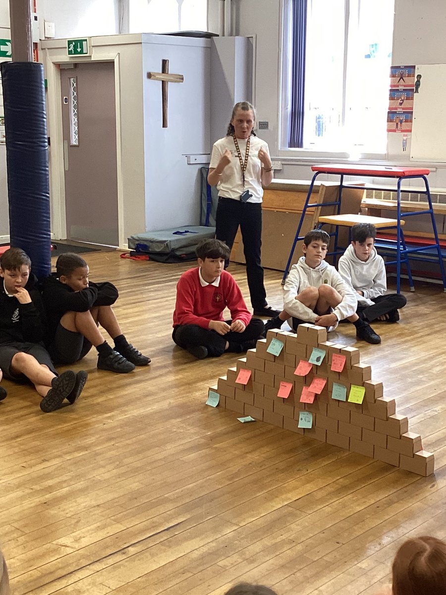 HorwichParishCE's tweet image. #HPY6 #BeyondY6 @PlacesProject Transition work with the children changing places team from Manchester diocese