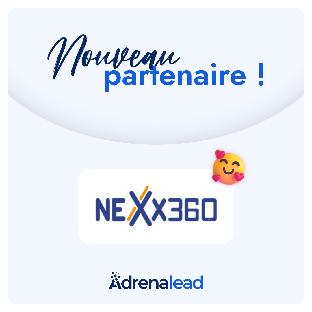 [PARTENARIAT]

News Alert 🔥
Nous sommes heureux d'annoncer qu'Adrenalead et Nexx360, plateforme programmatique server-side, viennent de conclure un partenariat stratégique 🤝

Pour plus de détails sur ce partenariat, RDV ici 👉 bit.ly/3rbFAKS

#adtech #WebPush