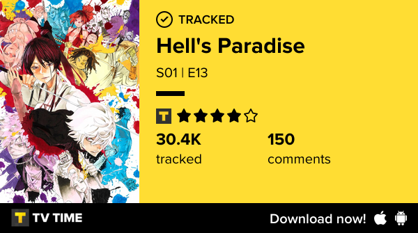 f9oole_00's tweet photo. I've just watched episode S01 | E13 of Hell's Paradise! https://t.co/CshxGfHjl7 #tvtime https://t.co/gEly3iZa1E