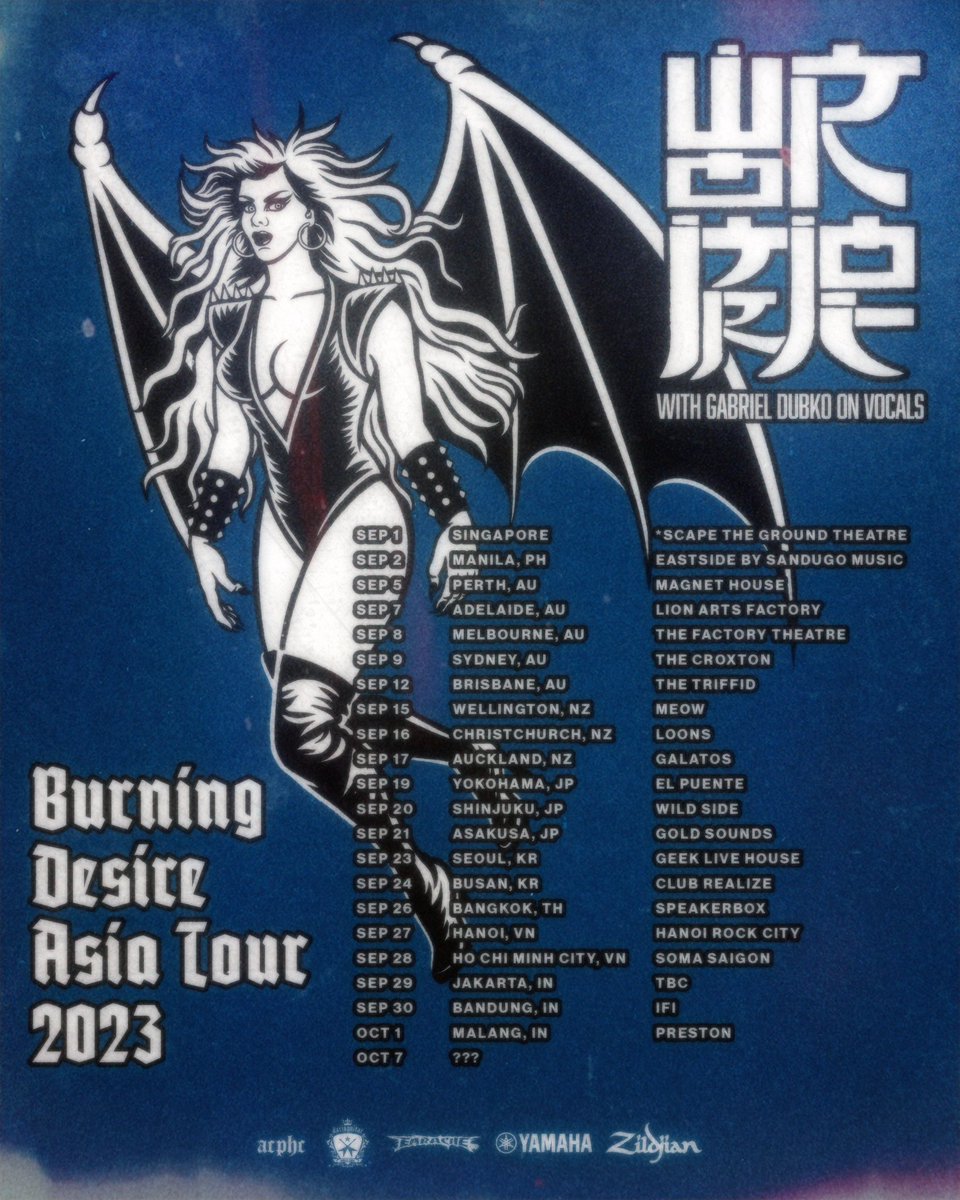 Wormrot's tweet photo. WORMROT
Burning Desire Asia Tour 2023
with Gabriel Dubko on vocals

🔗 Follow https://t.co/bY1rSV6Tfh for tickets https://t.co/ttHWYDI716