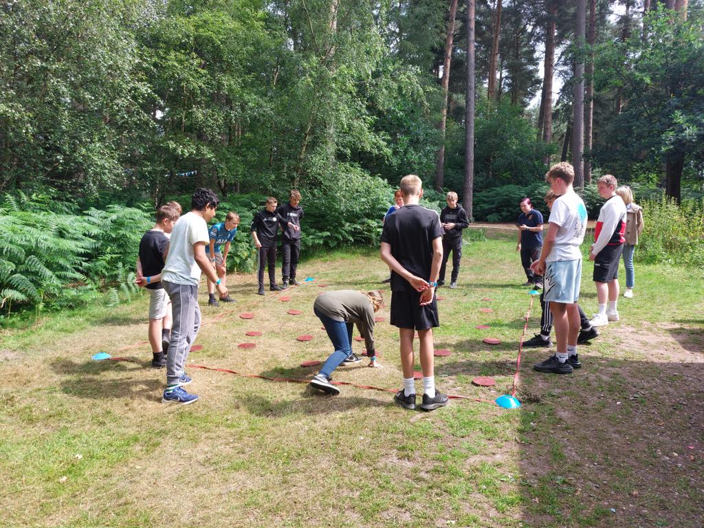 MrsBarnacle's tweet photo. Starting with some team building games at Go Ape this morning - communication is key! @LuttHigh #extremeaction https://t.co/XNQO0LXCMd
