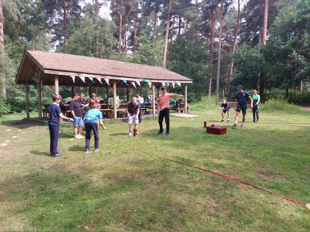 MrsBarnacle's tweet photo. Starting with some team building games at Go Ape this morning - communication is key! @LuttHigh #extremeaction https://t.co/XNQO0LXCMd