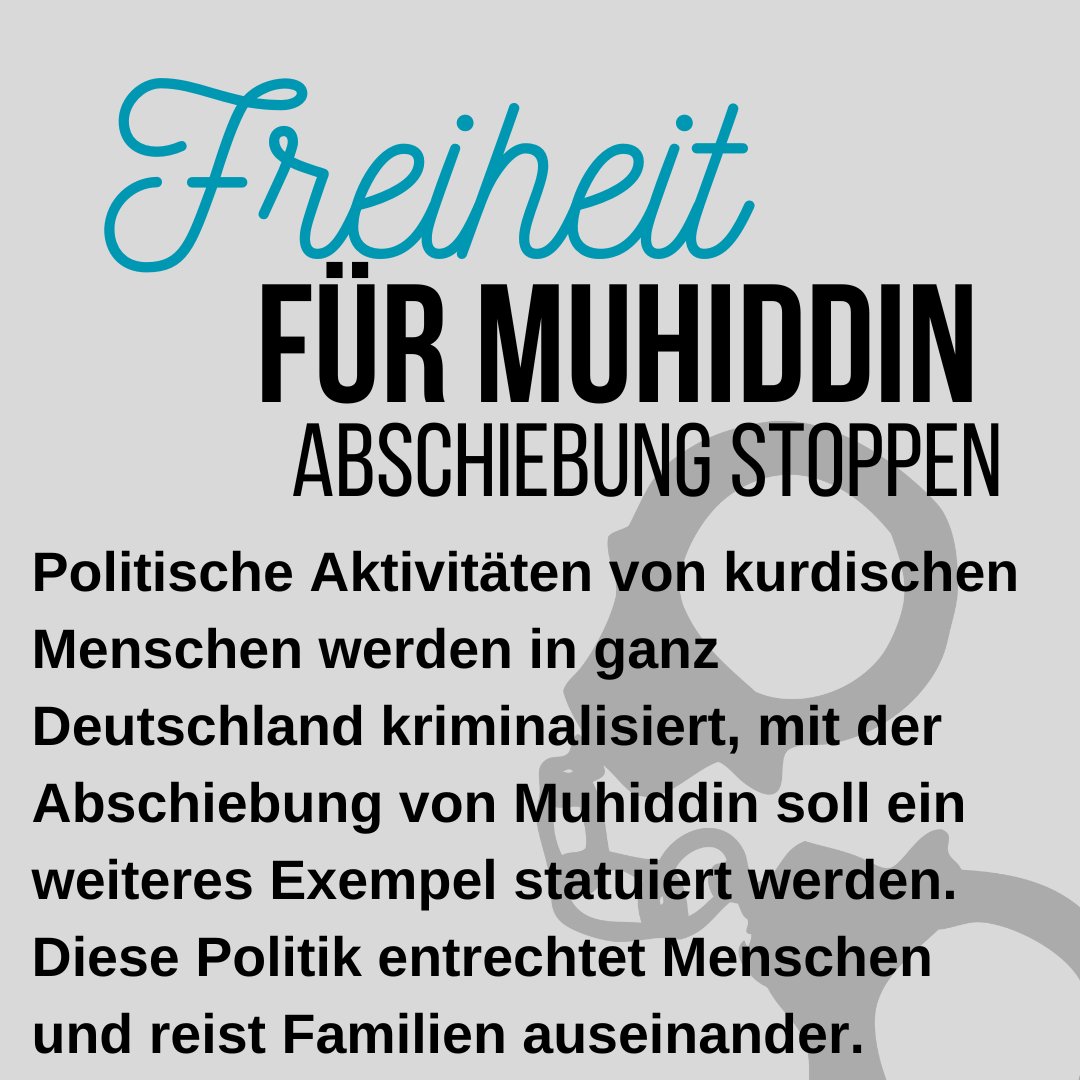 decoalonize2018's tweet photo. #freiheitfuermuhiddin #muhiddinfidan #bleiberecht #nooneisillegal https://t.co/9EwuY4QGxQ