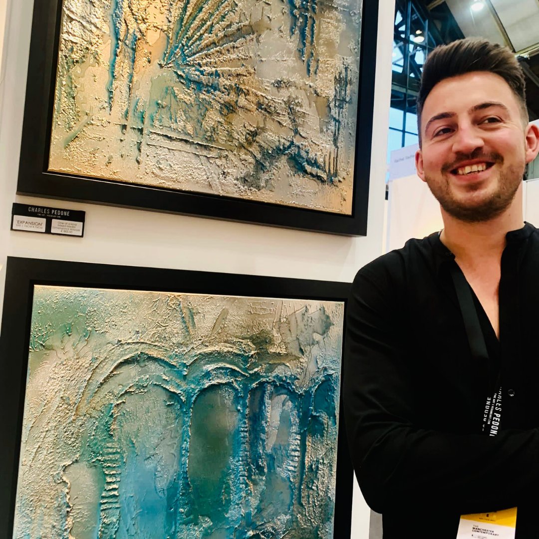 PedoneArt's tweet photo. 11/2021 &amp; the incredible opportunity I had to exhibit my ornate abstract artworks at the renowned Manchester Art Fair @mcrartfair 

#CreativeJourney #InspiringArt #ArtisticExperience #ArtisticCommunity #ArtCollector #ArtisticExpression #ArtisticInspiration https://t.co/wGB0TSn8Cl
