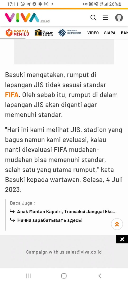DayRambo's tweet photo. @VIVAcoid Rick dan Bas..lebih baik FIFA saja srh dtg dlm waktu dekat utk evaluasi rumput JIS drpd nanti setelah kamu permak jd gak standar FIFA tp standar politik dan PSSI yg ente pake...wis to Bas Bass..jgn mengada2...🤣🤣 https://t.co/ub2d9IjmMQ