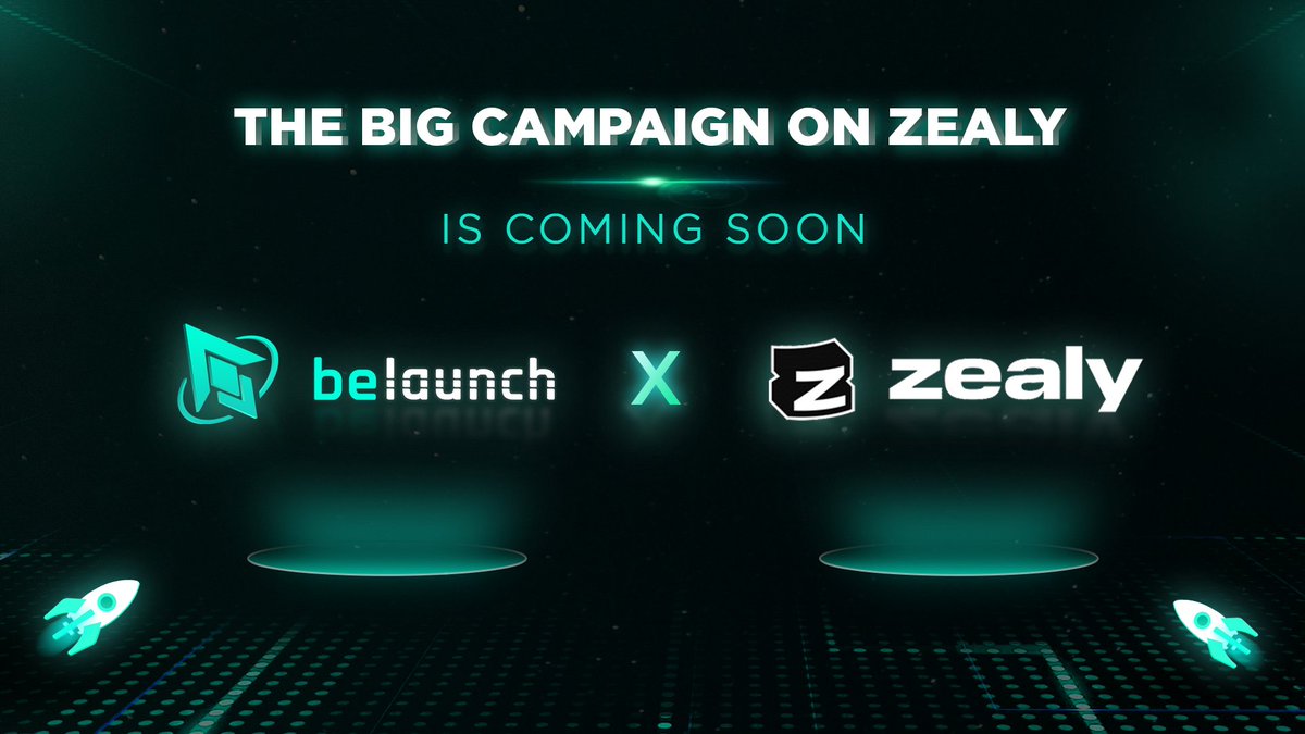BeLaunch_'s tweet photo. 🚀 THE BIG CAMPAIGN ON @zealy_io  IS COMING SOON

🔝 TOP 100 on the Leaderboard from the early days until July 11th will receive an Airdrop. Get ready to join the missions on Zealy now! 
🔥 The tasks are super easy. 
💰 Countless exciting airdrops are waiting for you to claim.
Zealy Link: https://t.co/CnexDNxdmY

#Belaunch #SUI #Zealy