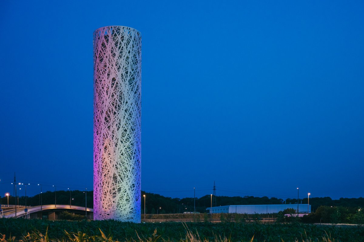 CityLuxembourg's tweet photo. Uniting in Freedom 🌈🏳️🌈
The iconic Watertower in Gasperich shines proudly in rainbow colors, symbolizing the unwavering support for the LGBTIQ+ community in Luxembourg. Let's celebrate diversity, love, and equality that make our City truly extraordinary!
#FreedomZone https://t.co/Ip1IcRj8Fp