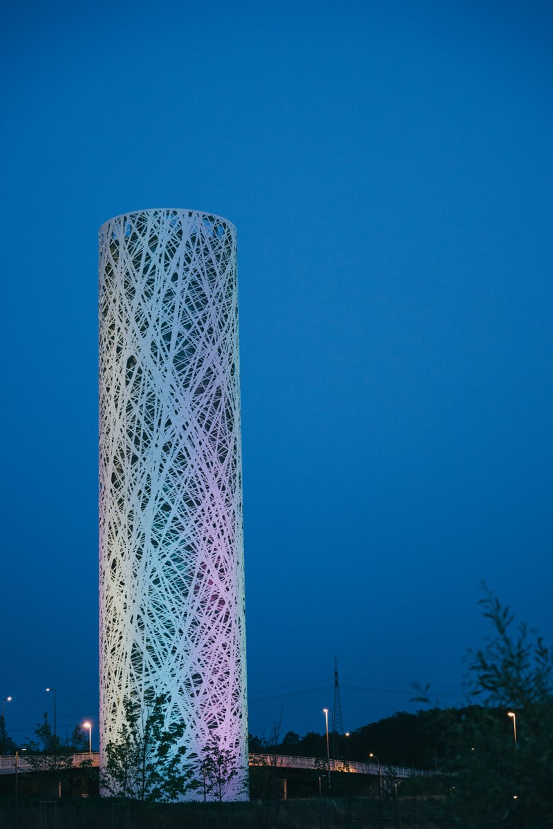 CityLuxembourg's tweet photo. Uniting in Freedom 🌈🏳️🌈
The iconic Watertower in Gasperich shines proudly in rainbow colors, symbolizing the unwavering support for the LGBTIQ+ community in Luxembourg. Let's celebrate diversity, love, and equality that make our City truly extraordinary!
#FreedomZone https://t.co/Ip1IcRj8Fp