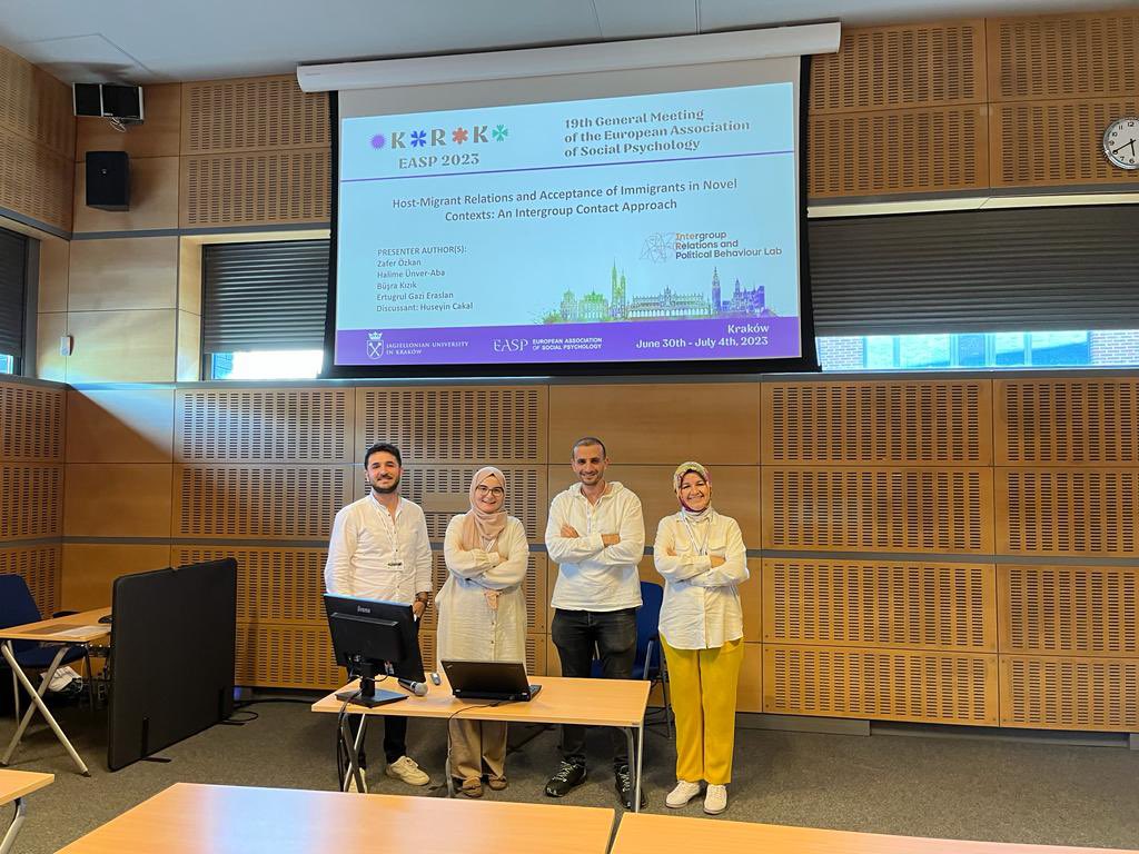 Amazing symposium with amazing people at <a href="/easp2023krk/">easp2023krk</a>! Thanks to all who were there for listening, <a href="/KeeleInterpol/">InteR-Pol Lab</a> lab members, lovely collaborators, and my university <a href="/hacibayramedutr/">Ankara Hacı Bayram Veli Üniversitesi</a>.