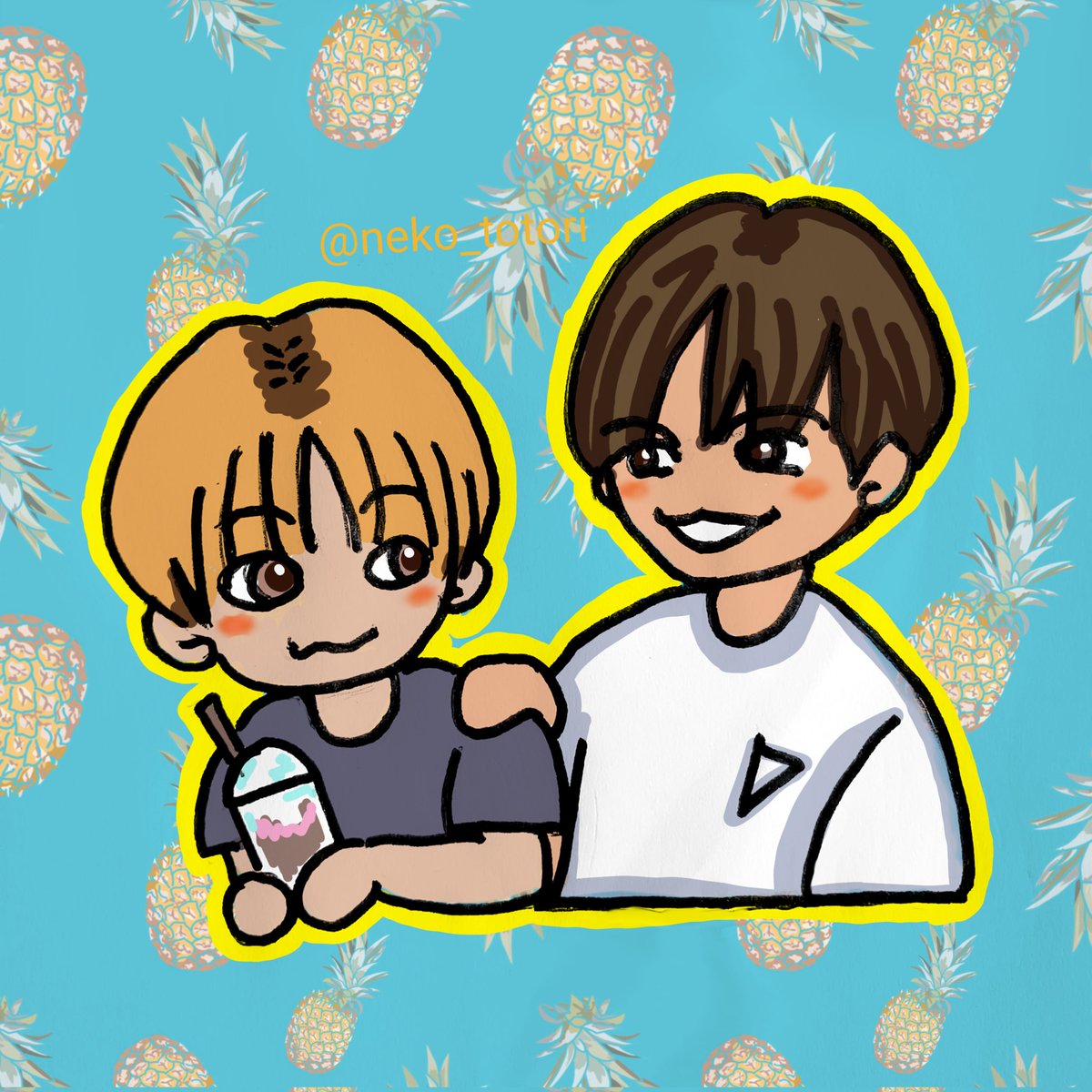 ハルトとダンホンハイくんもかわいいな🍍日焼け南国感新鮮🌺もっと見たい～🌴(貪欲)

#HARUTO #하루토 #前田晴翔 #ハルト #HART #DANGHONGHAI #당홍하이 #ダンホンハイ