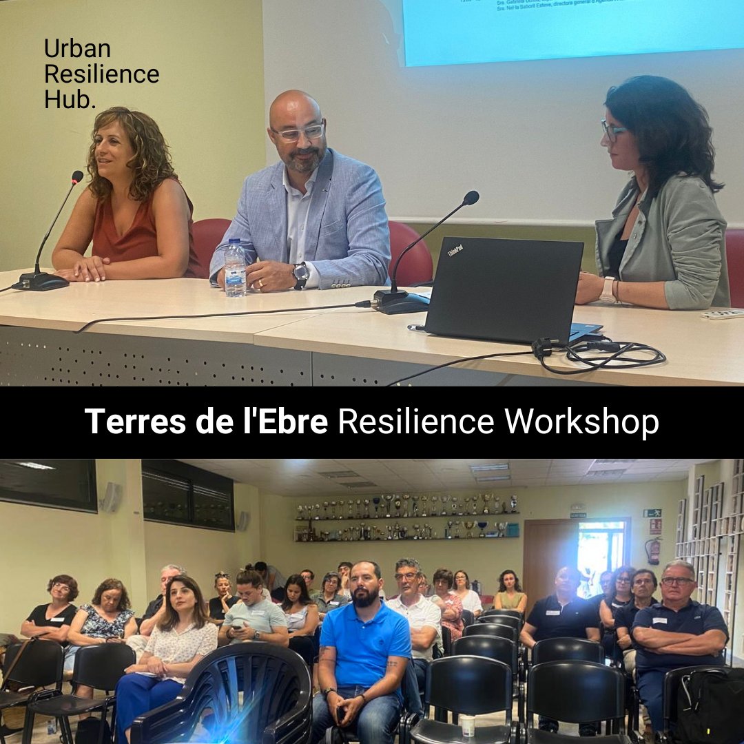 Nel.la Saborit from the Generalitat of Catalunya and the mayor of Benissanet get the workshop started.

Time for Terres de l’Ebre to define priorities and actions for territorial resilience.

#resilience #territorialresilience #unhabitat #sdg11 #catalunya