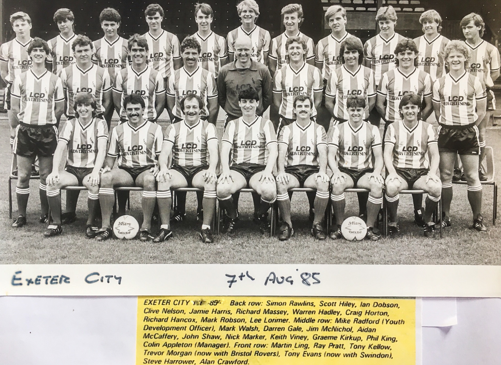 The Devon & Exeter Past Football Teams (Facebook) on Twitter "