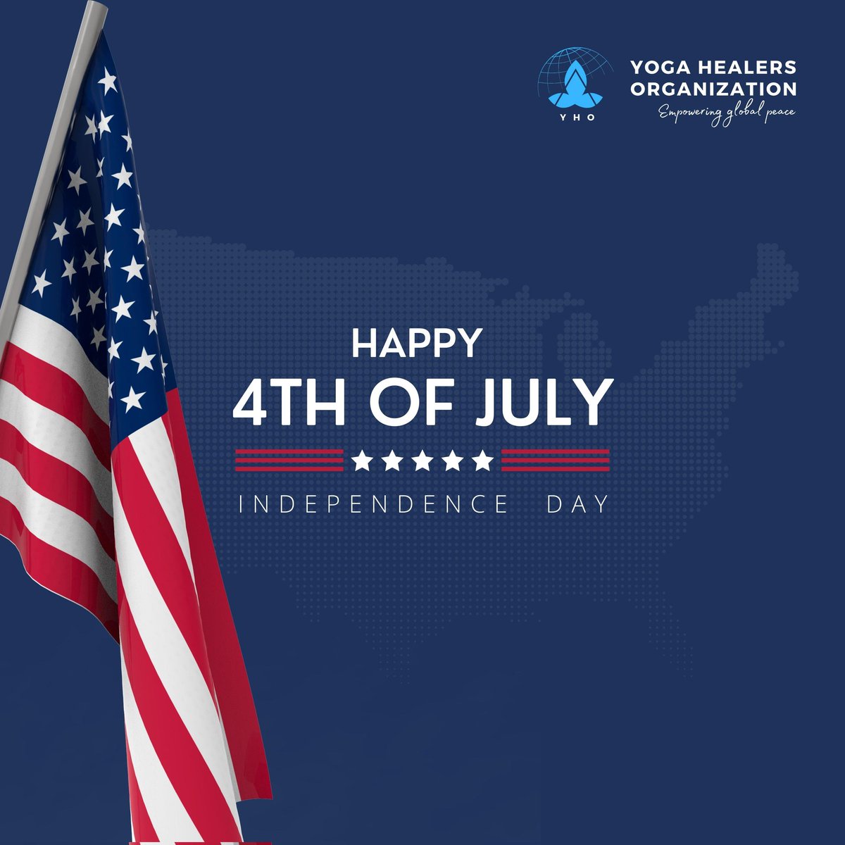 yoga_healers's tweet photo. Warm wishes on American Independence Day . Let us make it a memorable day by remembering all those who fought for this Independence. 
May this day reflect the joyfulness and goodness of your life. God bless America .  Lots of Love From INDIA 🇮🇳
#4thofJuly 
#yogahealers 
#usa
#lovefromIndia