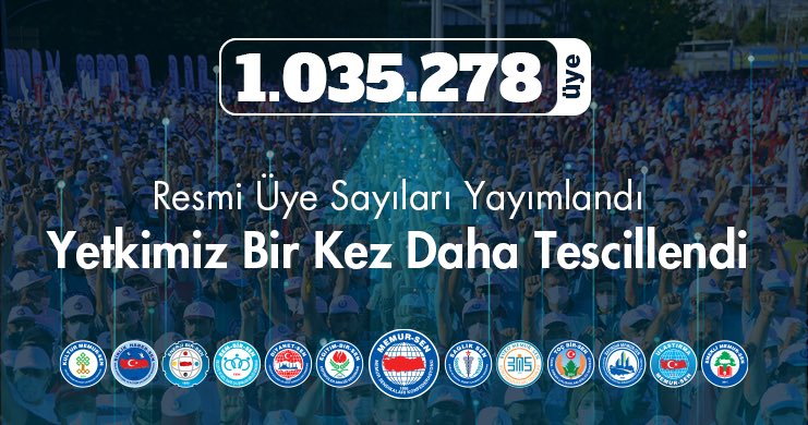*KAMU GÖREVLİLERİNİN TEVECCÜHÜ, İSTİKRARIN ADRESİ, YETKİNİN ADI MEMUR-SEN*

Kamu Görevlileri Sendikaları ile Konfederasyonların Üye Sayılarına İlişkin Tebliğ”, Resmi Gazete’nin bugünkü nüshasında yayımlandı. Konfederasyonumuz ve bağlı sendikalarımızla yetkiyi perçinledik.

2014