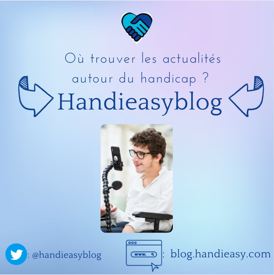 Connaissez-vous <a href="/handieasyblog/">Handieasy blog</a> ? C'est un blog d'actualité autour du handicap que notre fondateur prend le temps de rédiger, il en profite pour partager son quotidien et ses soucis réguliers... N'hésitez pas à venir partager vous aussi vos histoires ! #actu #infos #solutions
