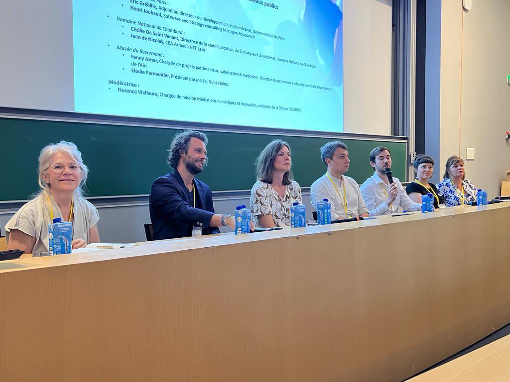 CecilieKoefoed's tweet photo. Merci à tous pour ces échanges lors de la table ronde « Réinventer le lien avec les publics et conquérir de nouveaux publics » au forum #EntreprendreCulture du @MinistereCC. Rendez-vous cet automne avec @armadanftlabs pour découvrir les projets Web3 du @domainechambord https://t.co/jAdpNjFXDv
