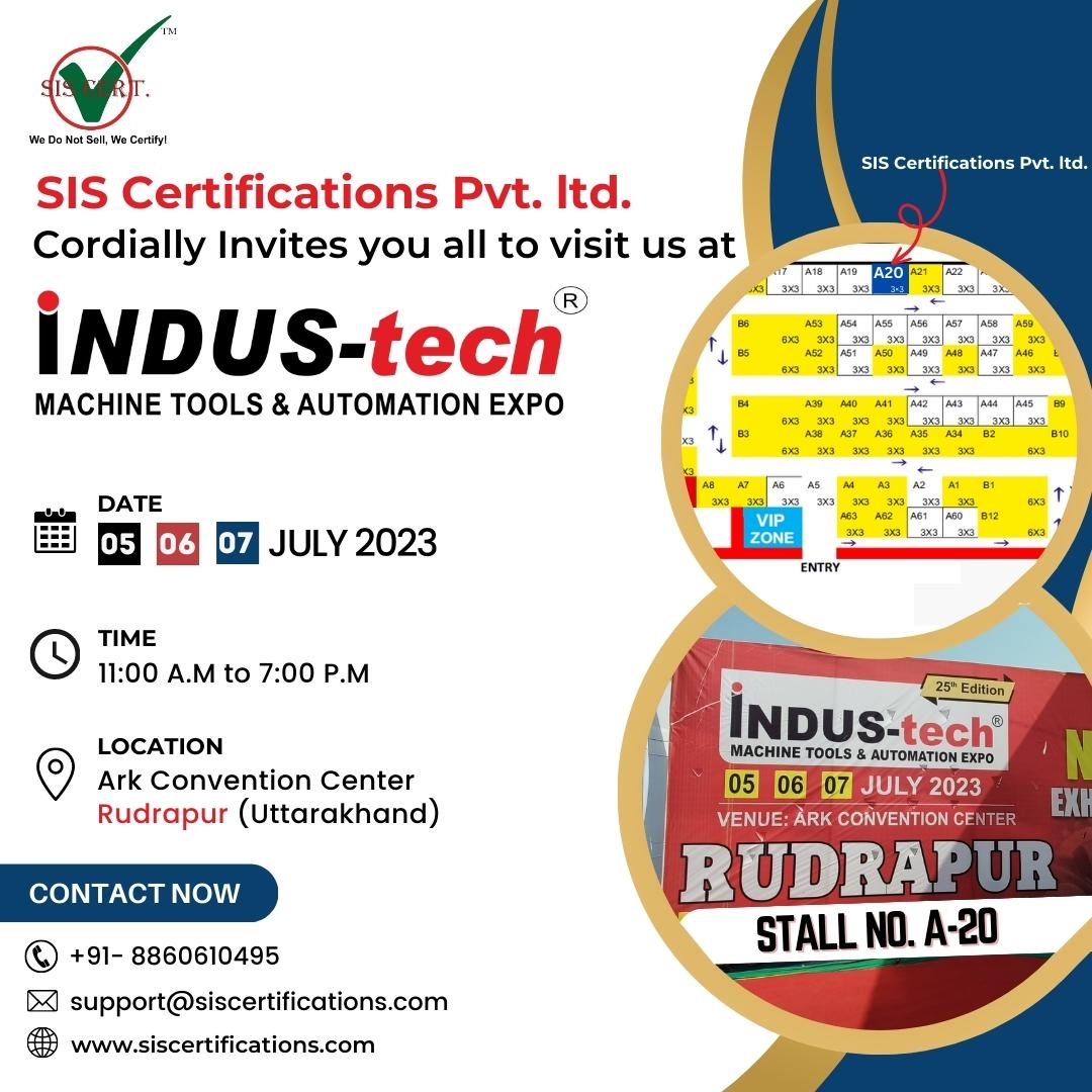 siscert's tweet image. You are cordially invited to the Indus Tech Machine Tools &amp;amp; Automation Expo 2023 (JULY) at Rudrapur by SIS Certifications Pvt. Ltd.
Contact no. :- +91-8860610495
#SISCertifications #businessexpo #industech #rudrapur #Uttarakhand #events #enterpreneur #opportunity #development