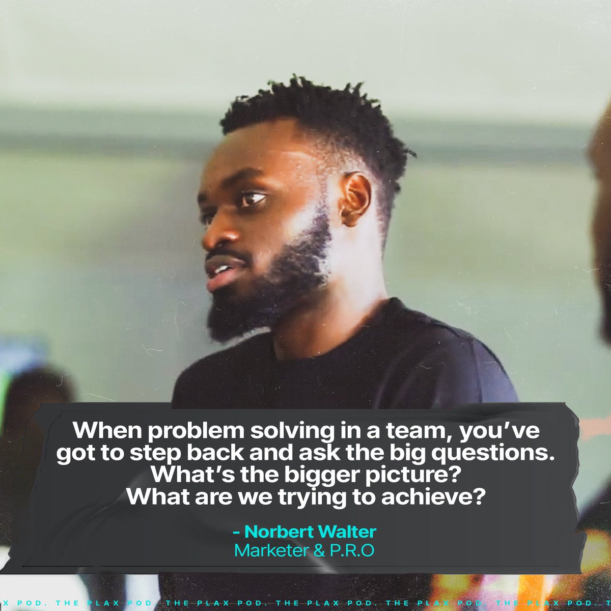 theplaxfam's tweet photo. Leading a team requires a macro view of the vision. Without this unified vision, micro conflicts can become huge problems. 

We talked Leading Teams with @norbert_walter on the pod:
https://t.co/jwVYpsMwtp https://t.co/w5OjQAqIXn