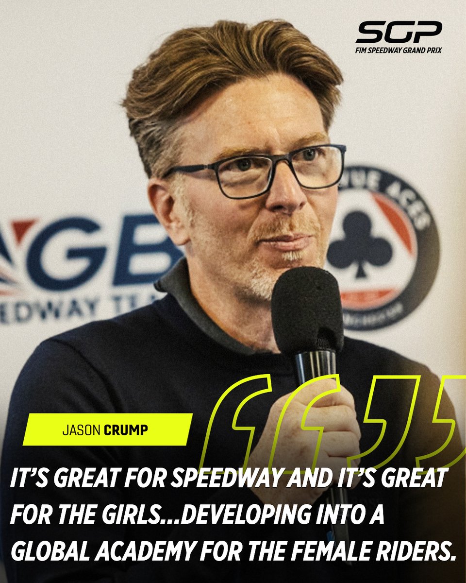 We are taking another huge stride into the future of Speedway! 🙌

Find out more about this year’s FIM WSA in Manchester, and the crucial role experienced riders like Jason Crump will play, here 👉 bit.ly/FIMWSA23 🔗

#FIMSpeedwayGP | 📰