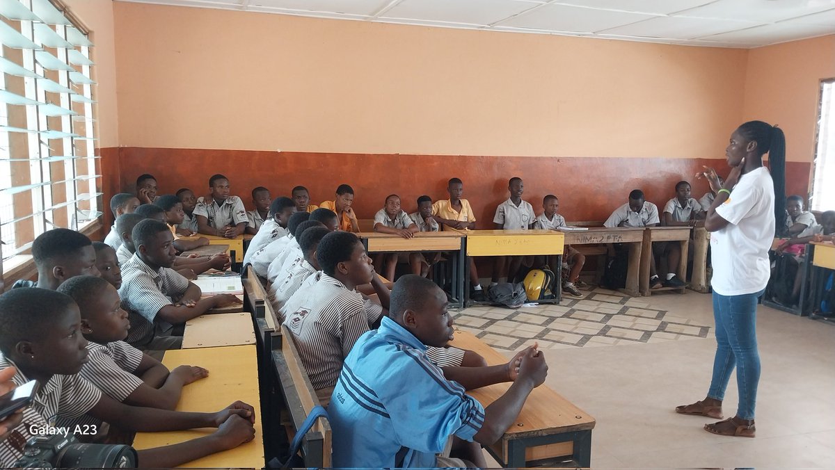 WiSTGhana's tweet photo. STEM &amp; TVET School tour begins today,  and our start point is at the Nima cluster of schools. Stay tuned for more updates.  #YoungWomenInTVET #YoungWomenInSTEM https://t.co/joyLyph186