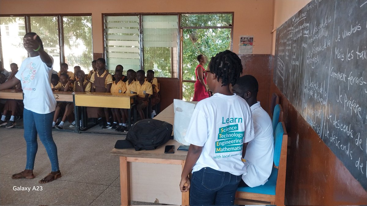 WiSTGhana's tweet photo. STEM &amp; TVET School tour begins today,  and our start point is at the Nima cluster of schools. Stay tuned for more updates.  #YoungWomenInTVET #YoungWomenInSTEM https://t.co/joyLyph186