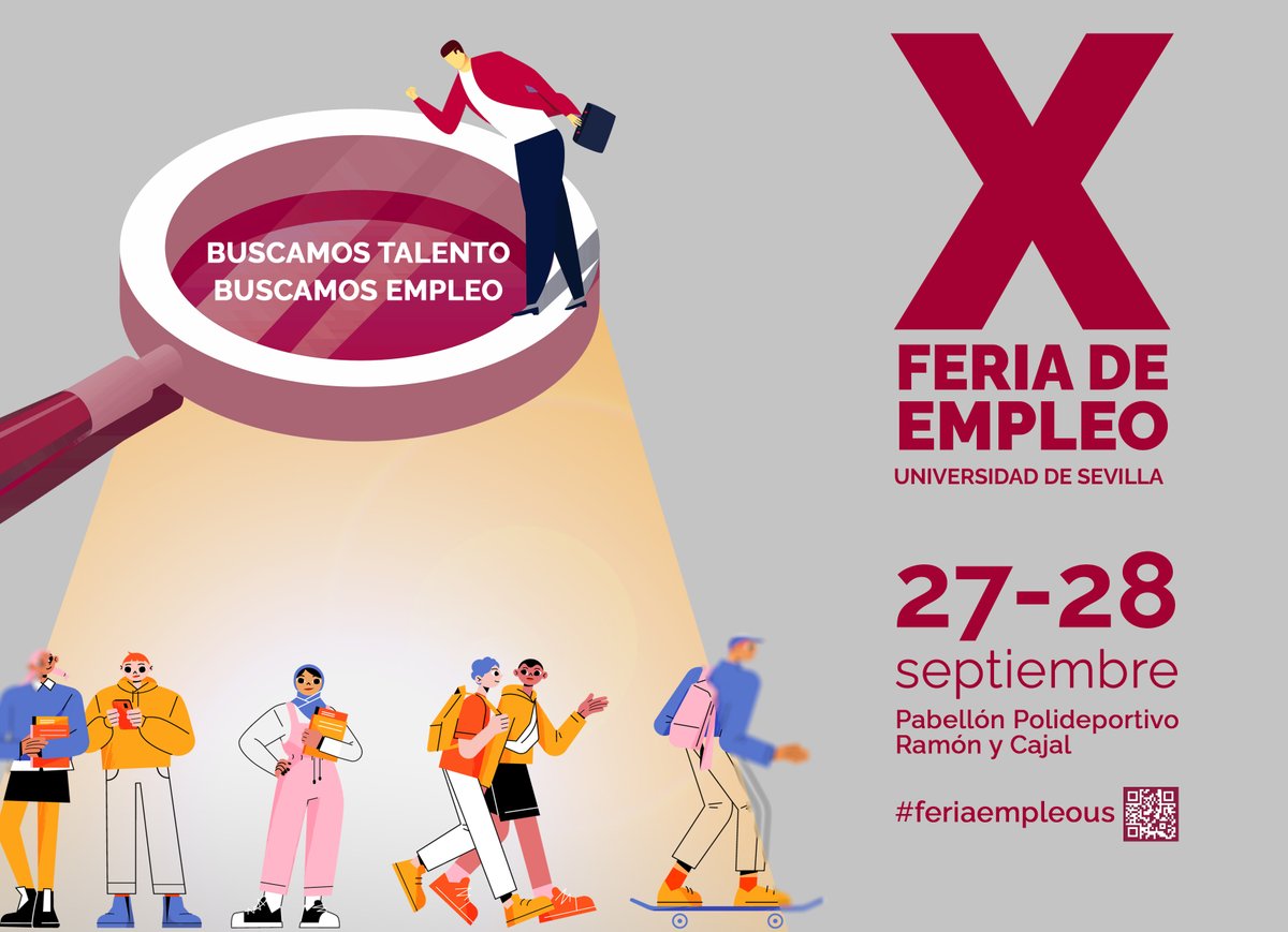 Prácticas/Empleo US (@spee_us) on Twitter photo ¿¿Buscas talento para tu empresa?? No pierdas la oportunidad de encontrarlo en la X Feria de Empleo de <a href="/unisevilla/">Universidad de Sevilla</a>. Reserva ya tu stand en xferiaempleo@us.es ¿¿Buscas talento para tu empresa?? No pierdas la oportunidad de encontrarlo en la X Feria de Empleo de <a href="/unisevilla/">Universidad de Sevilla</a>. Reserva ya tu stand en xferiaempleo@us.es