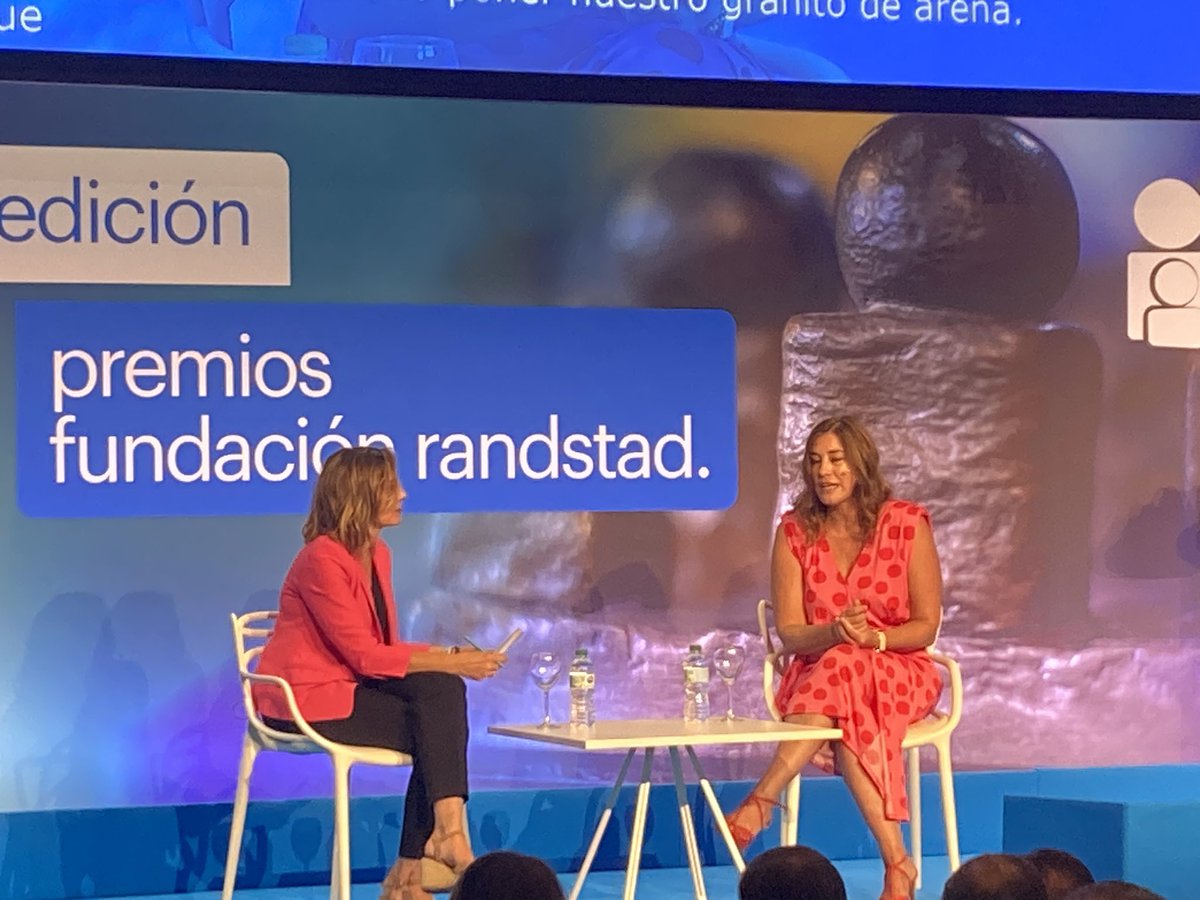 Como siempre, emocionante escuchar a María Viver sobre #Diversidad e #igualdad y deseando conocer a los premiados de #PremiosFundacionRandstad 2023