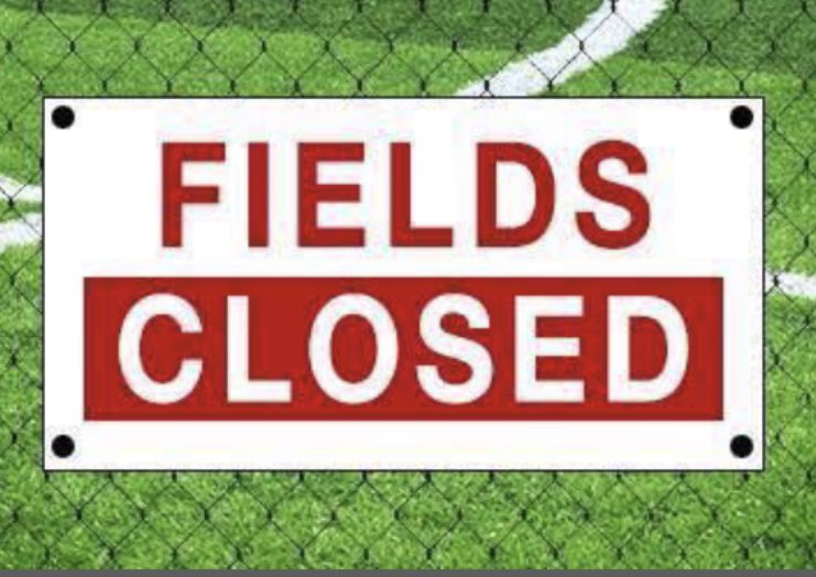 eastsfcweather's tweet photo. 4th July Tuesday all fields closed . https://t.co/s461ex1PuD